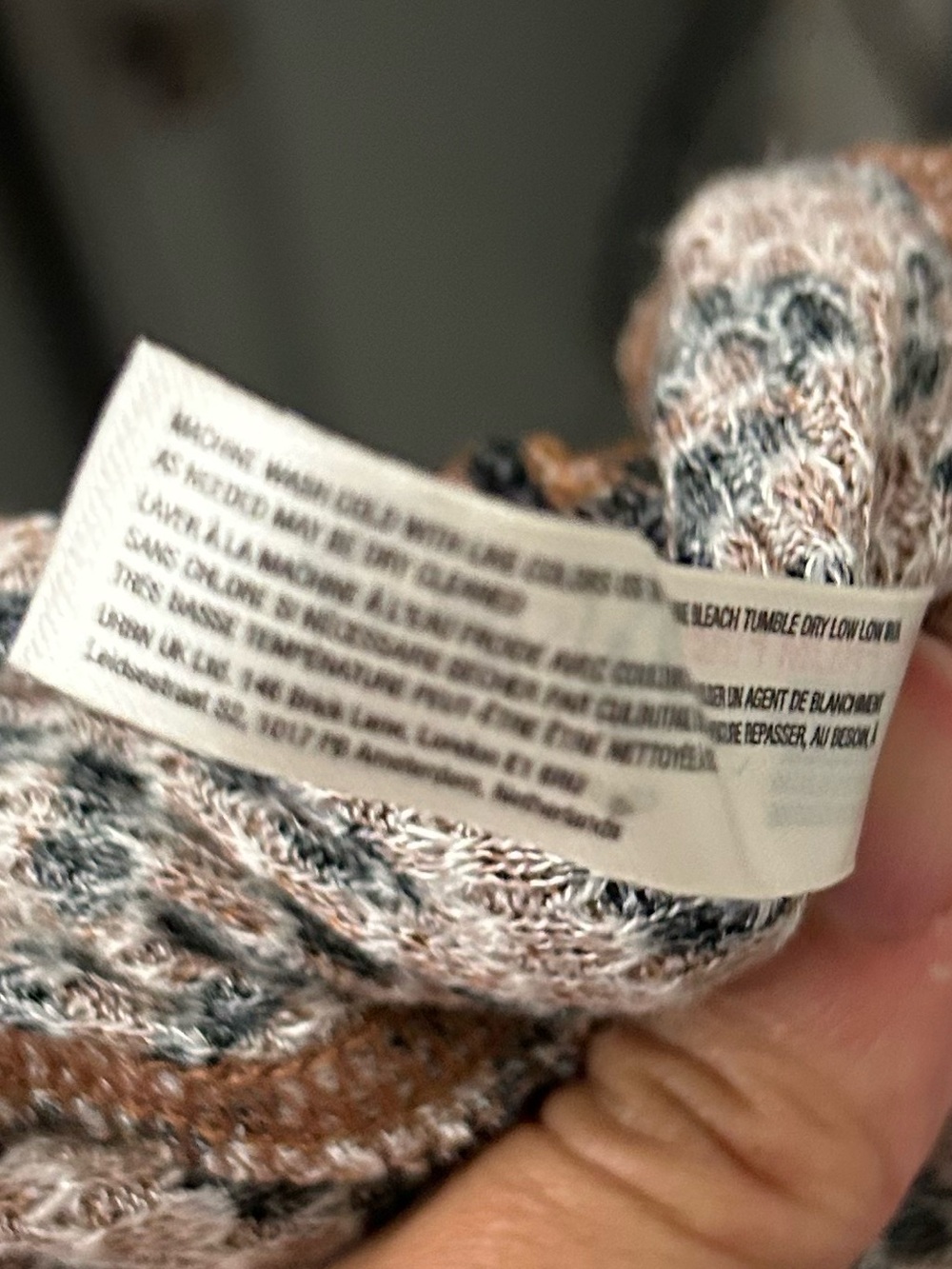 NWOT FREE PEOPLE animal print cardigan. - Picture 3 of 13